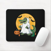 Ghost Alligator Halloween Soky Gator Lovers Muismat (Met muis)