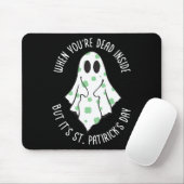 Ghost als je dood bent binnen, maar het is St. Pat Muismat (Met muis)