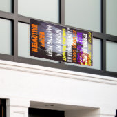 Ghost and Goblins Haunting Night Quote Spandoek (Buitenkant Gebouw)