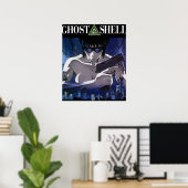 Ghost-anime in de shell klassieke poster (Thuiskantoor)