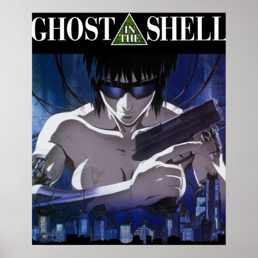 Ghost-anime in de shell klassieke poster (Voorkant)