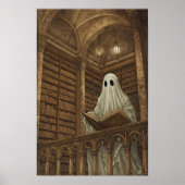 Ghost Antiek Boeken Bibliotheek Kunst Poster (Voorkant)
