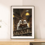 Ghost  Antiek Boeken Bibliotheek Poster<br><div class="desc">2:3 verhouding. Voeg een griezelige charme toe aan uw ruimte met dit  poster "Reading Ghost",  met een antiek bibliotheek vol tijdloze boeken. Perfect voor boekenliefhebbers en liefhebbers van spookverhalen,  deze grillige kunst brengt een vleugje mysterie en nostalgie naar elke kamer.</div>
