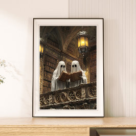Ghost Antiek Boeken Bibliotheek Poster