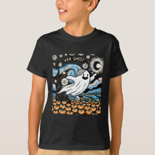 Ghost Art Teacher Halloween 2 T-shirt