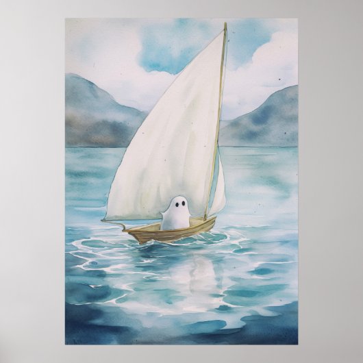 Ghost Art: Zeilen Poster (Voorkant)