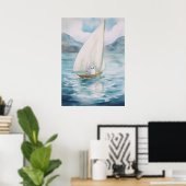 Ghost Art: Zeilen Poster (Thuiskantoor)