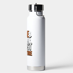 Ghost Avontuur Halloween Vintage Typografie Ontwer Waterfles