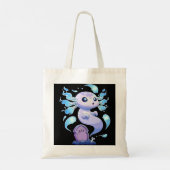 Ghost Axolotl Halloween Creepy Spooky Axolotl Spoo Tote Bag (Achterkant)