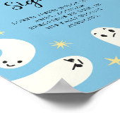 Ghost Baby shower Custom Sign Poster (Hoek)