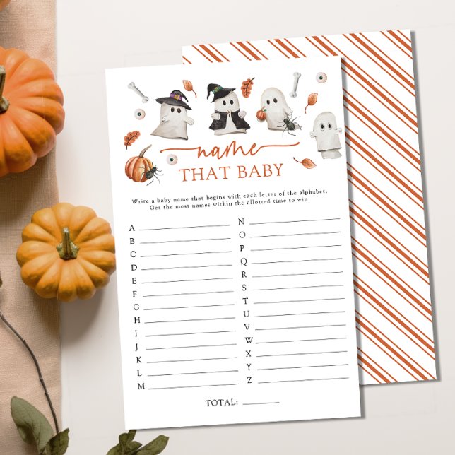 Ghost Baby shower Game (Ghost Baby Shower Game
)