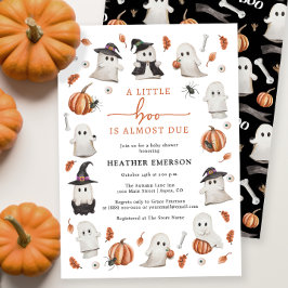 Ghost-Baby shower Kaart