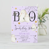 Ghost Baby shower Uitnodiging (Staand voorkant)