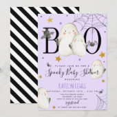 Ghost Baby shower Uitnodiging (Voorkant / Achterkant)