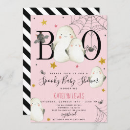 Ghost Baby shower Uitnodiging