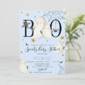 Ghost Baby shower Uitnodiging (Staand voorkant)