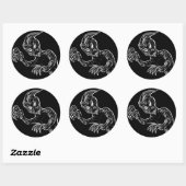 Ghost Badge Ronde Sticker (Vel)