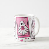 Ghost Bae Mug – Cute Spooky Coffee Cup Koffiemok (Voorkant rechts)