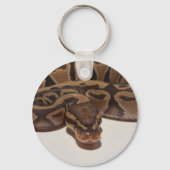 Ghost Ball Python Sleutelhanger (Voorkant)