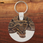Ghost Ball Python Sleutelhanger (Voorkant)