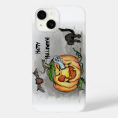 Ghost, Bat en Cat, Happy Halloween. Case-Mate iPhone Case (Achterkant)