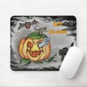 Ghost, Bat en Cat, Happy Halloween. Muismat (Met muis)