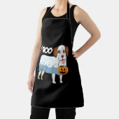 Ghost Beagle Halloween Dog Schort (Insitu)