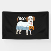 Ghost Beagle Halloween Dog Spandoek (Horizontaal)