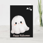 Ghost & Bee “Happy Halloween” kaart (binnenzijde b (Voorkant)