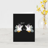 Ghost Bees Gezegde Boo Fun Halloween Kostuum Vrouw Kaart (Gele Bloem)