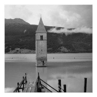 ghost bell tower perfect poster