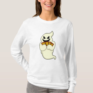 Ghost bij Poker met pokerkaarten T-shirt