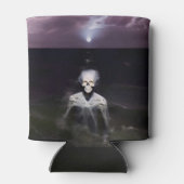 Ghost bij Zee - olieverfschilderij Blikjeskoeler (Achterkant)