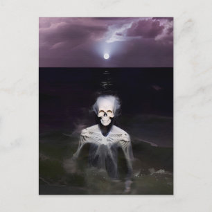 Ghost bij Zee - olieverfschilderij Briefkaart