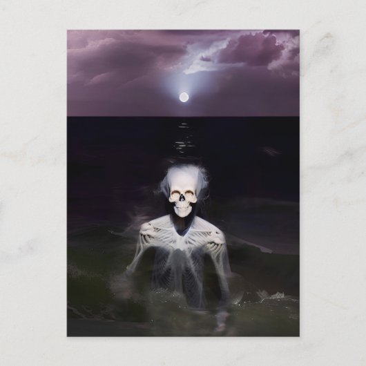 Ghost bij Zee - olieverfschilderij Briefkaart (Voorkant)