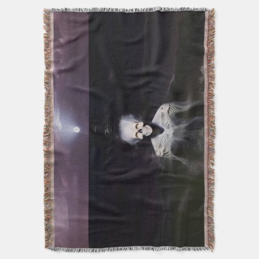 Ghost bij Zee - olieverfschilderij Deken (Voorkant Verticaal)