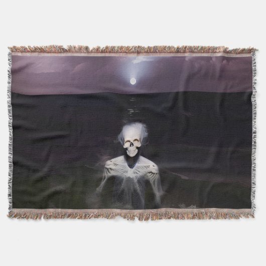 Ghost bij Zee - olieverfschilderij Deken (Voorkant)