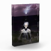 Ghost bij Zee - olieverfschilderij Fotoblokken (Links)