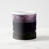 Ghost bij Zee - olieverfschilderij Grote Koffiekop (Voorkant)