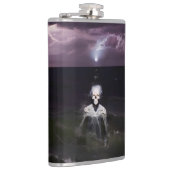 Ghost bij Zee - olieverfschilderij Heupfles (Rechts)