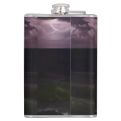 Ghost bij Zee - olieverfschilderij Heupfles (Achterkant)