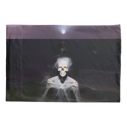 Ghost bij Zee - olieverfschilderij Kussensloop (Achterkant)