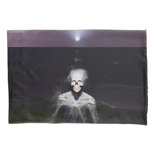 Ghost bij Zee - olieverfschilderij Kussensloop (Voorkant)