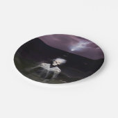 Ghost bij Zee - olieverfschilderij Papieren Bordje (Gekanteld)