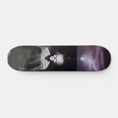 Ghost bij Zee - olieverfschilderij Persoonlijk Skateboard (Horizontaal)