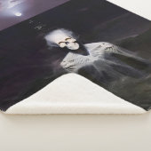 Ghost bij Zee - olieverfschilderij Sherpa Deken (3/4)