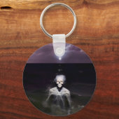 Ghost bij Zee - olieverfschilderij Sleutelhanger (Voorkant)