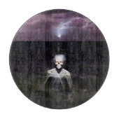 Ghost bij Zee - olieverfschilderij Snijplank (Voorkant)