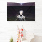 Ghost bij Zee - olieverfschilderij Spandoek (Insitu)