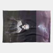 Ghost bij Zee - olieverfschilderij Theedoek (Horizontaal)